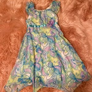 Joan Michelle Girl’s Blue Dress